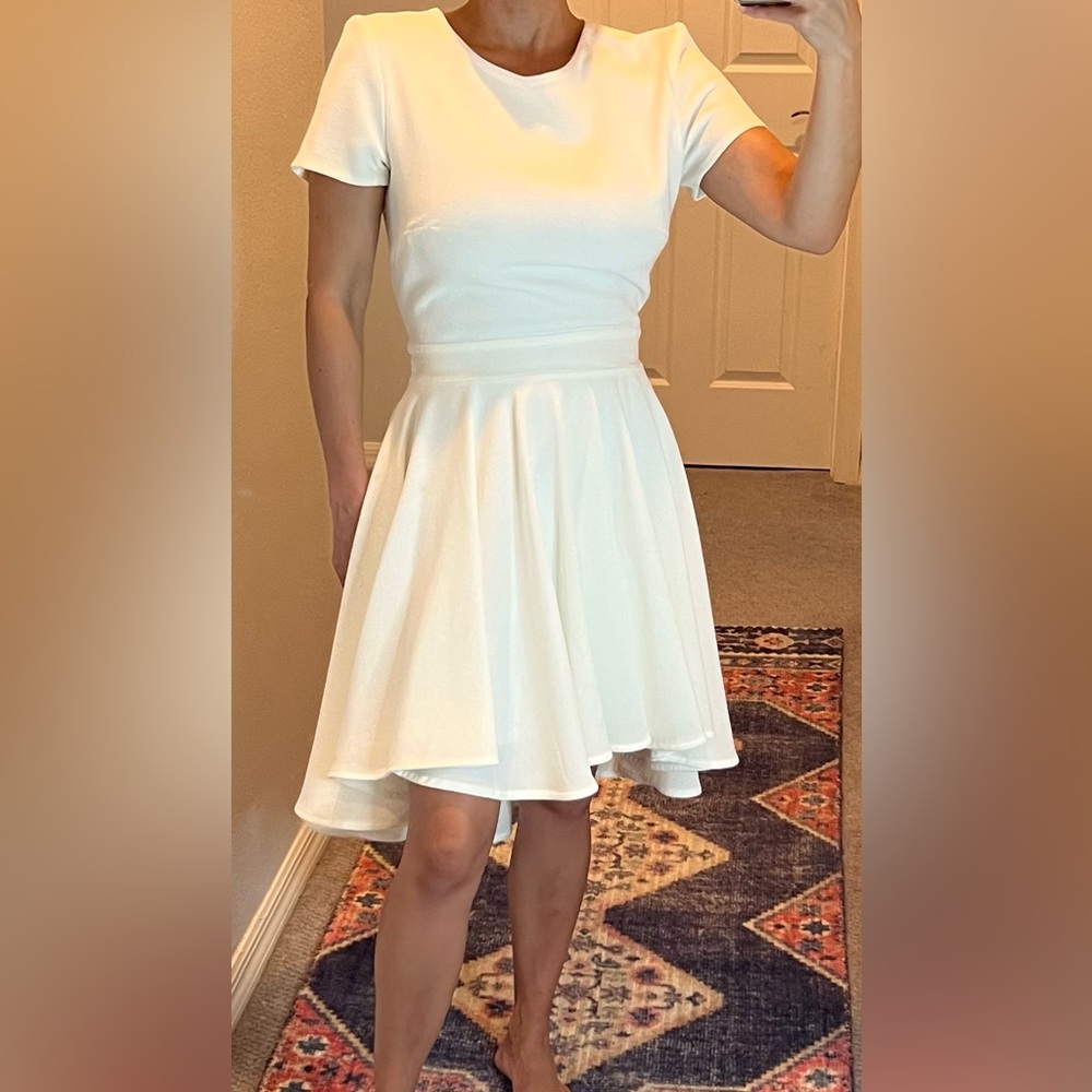#30- Asos white flowy dress size 6